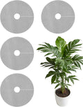 Augshy 11.8 Inch Plant Pot Grids, 4 PCS Plastic Cuttable Plant Pot Soil Covers Soil Digging Avoid from Animals Plant Protection for Flower Pots Indoor and Outdoor Garden Supplies