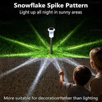 DenicMic Solar Lights Outdoor 15 Pack Waterproof 6000K Cold White LED Stainless Steel Stake Outside Lights for Yard Pathway Garden Driveway Walkway Landscape Path Lighting