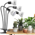 GooingTop Grow Light,48W (320Watts Equiv) 5000K White Full Spectrum LED Growing Lamp Clip on Desk for Indoor Plants,Bulbs Replaceable & Non-dimmable