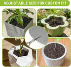 4 Pcs 15.7 Inch Plant Pot Protectors Grids, Cuttable Round Plant Cover Protector Indoor Plants from Animals, Pot Soil Guard for Garden Flower Potted Plants (15.7inch-4P)