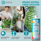 MARPHYL All-Purpose Plant Food – Organic Nutrient-Rich Fertilizer & Soil Enhancer for Indoor & Outdoor Flowers, Vegetables, Succulents, Bamboo & Hydroponics