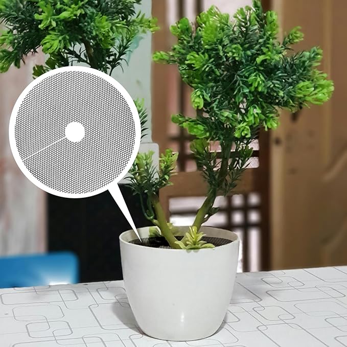 4 Pcs Plant Pot Grids – Adjustable Soil Cover for Indoor/Outdoor Plant Protection – Durable Mesh Guard to Keep Animals Away from Potted Plants