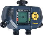 Melnor 65140AMZ 4 Zone Digital Timer, Black, Yellow