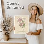 January Birth Flower Art Print - 11x14 (Unframed) | Capturing the Splendor of the January Birth Flower | Decor Accent for Birthdays and Special Occasions | Living Room Decor | Modern Home Decor
