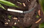 Wazakura Japanese Sickle with Saw-Tooth Blade - Hand Weeding Sickle for Grass, Weeds & Perennials - Sharp Garden Knife for Cutting & Harvesting, Made in Japan