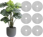 6 Pcs 15.7Inch Plant Pot Grids Cuttable Soil Covers Plant Protectors from Cats Pot Grid Cover Indoor for Outdoor Garden Protection Flower Decoration Tree Barrier Ring