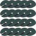 20 Pack Green Tree Guard Rings Non Woven Fabric Barrier Mats Breathable Root Protector Grass Control Discs for Garden Tree Collars for moisture(32cm)