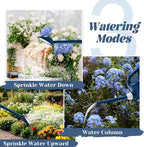 Watering Can for Indoor & Outdoor Plants, Plant Watering Can with Stainless Steel Shower Head, 1 Gallon Plastic Water Can for Garden, Flowers, Vegetable, Greenhouse (AlpineGreen)