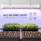 Indoor Greenhouse with Grow Light, Ohuhu 4-Tier Mini Green House for Winter - Full Spectrum Greenhouses for Seed Starting Small Portable Green Houses Waterproof PVC Cover & Adjustable Shelves