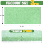 3 PCS Flower Pot Filler Insert 31.5''x 11.8'' Green Plant Pot Filler Drainage Insert Lightweight Planter Drainage Materials for Planter Indoor Outdoor Gardening Plants Container