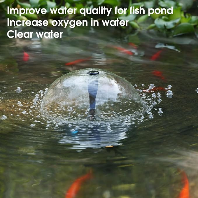 NFESOLAR Pond Kit, Includes Pond Waterfall Spillway and Solar Pond Filter Fountain, for Garden Outdoor Pond