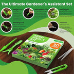 30 Heirloom Seeds Variety Pack - 18500+ Seeds for Planting Vegetables, Home Garden Seeds for Hydroponic, Indoor and Outdoor, Easter Unique Gift for Mother, Women, Mom, Friend, Her