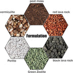 Succulent & Cactus Soil Potting Mix 1qt, Natural Organic Potting Mix for Cactus, Succulent, Palm, and Citrus Grown in Containers Indoors and Outdoors