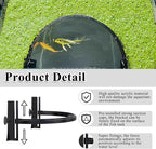 Pryitier Aquarium Floating Plant Barrier, Floating Plant Corral Self Adjusts to Water Level Fish Tank Fence Keeps the Floaters Away from the Filter