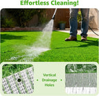 Artificial Turf Grass Outdoor: Grass Pad for Dogs Indoor Potty Training, Replacement Turf Rug for Patio Balcony Apartment Landscape Decoration, Easy to Clean with Drainage Holes(3.0x5.0ft)