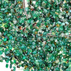 Halatool 4LB Green Aquarium Gravel for Fish Tank 0.35"- 0.6" Natural Landscaping Pebbles for Decorations Small Succulent Rocks for Indoor Outdoor Plants DIY Crafts & Vase Filler
