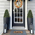 30" Boxwood Topiary Trees Artificial Outdoor Set of 2, UV Resistant Faux Plants for Front Porch Planters, Realistic Cone-Shaped Fake Bushes & Shrubs, 2.5ft Evergreen Decoration