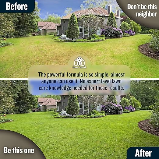 Turf Titan Thatch Buster Lawn Aerator & Grass Dethatcher (1 Gallon) – All-Natural Liquid Soil Loosener & Conditioner for Green Grass – Healthy Soil in 45 Days – Covers Up to 24,000 Sq Ft