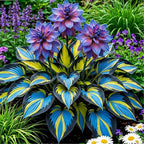 290+ Perennial Hostas for Planting, Low Maintenance Rich Foliage, Heart Shaped Leaves, Outdoor Garden Attract Pollinators Bonsai Decoration Non-GMO Heirloom Hosta Plants Seeds