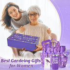 Gardening Gifts for Women, Gardening Tools for Women, 14 PCS Garden Tools Set Kit with Garden Tool Bag, Plant Lover Christmas Mothers Day Birthday Gifts for Mom Grandma Aunt, Purple