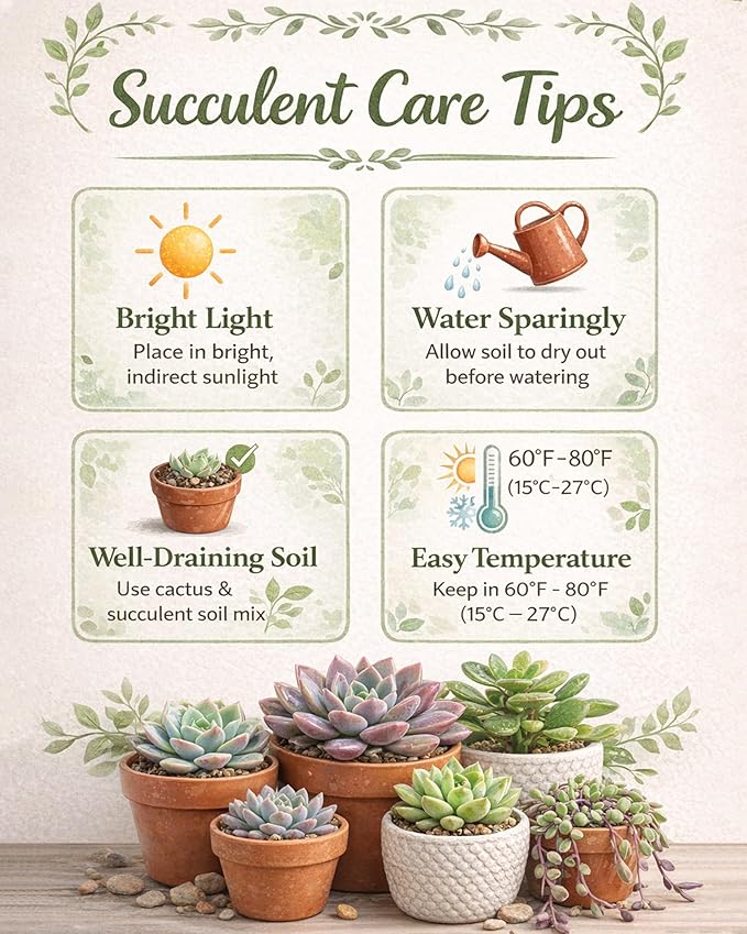 Live Succulents Sedum Adolphi 'Firestorm' (4-inch), Succulent Plants Fully Rooted in Pots with Soil, Easy-Care House Plant for DIY, Home Office Decor, Wedding Party Favor