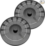 AISITIN 2.5W Solar Bird Bath Fountain, Solar Fountain for Bird Bath with 6 Nozzles, 6.7" Solar Powered Water Fountain for Garden, Ponds, Pool, Fish Tank, Outdoor and Aquarium, 2 Pack