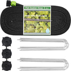Garden Soaker Hose 25ft Save 70% Water, Leakproof Design Double Layer Drip Sprinkler Hose for Garden Bed