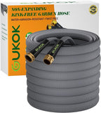Garden Hose 75 FT, Non-Expanding Water Hose, Ultra-Light & Flexible, Burst-Resistant, Kink-Free, High-Pressure Garden Hose All-Weather Use for Lawns, Gardens, and Outdoor Cleaning