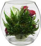 Fiora Flower | Long Lasting Real Roses in a Sealed Vase | Lasts up to 5 Years | Unique Present Gift