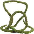 USMOLA Moss Vine for Reptiles, Bendable Climbing Vines Reptile Tank Accessories, Natural Moss Rope for Leopard Gecko, Lizard, Snake, Chameleon, Frog Terrarium Decor (Jungle Green, 6.5 FT)