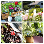 256FT Drip Irrigation System Kit, 163PCS Automatic Garden Watering Misting System with 1/4" Distribution & 1/2" Hose Tubing and Accessories for Greenhouse, Yard, Lawn, Plant