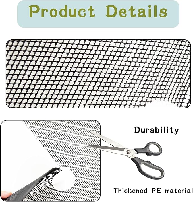 6 Pcs 11.81 Inch Plant Pot Grids-Cuttable, Plant Pot Soil Protective Covers, Thickened Flower Protectors from Animals for Indoor Outdoor Garden Plant Protection