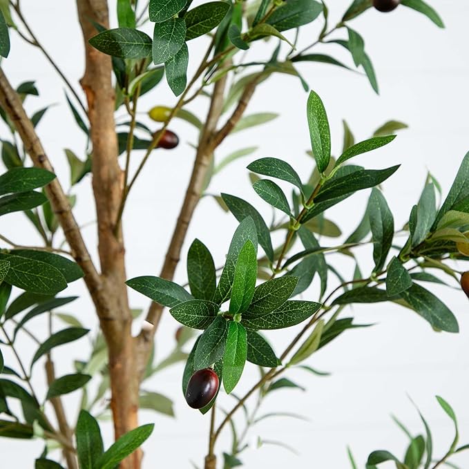 Potted Olive Artificial Tree - 9' - Green