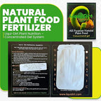 Naturally Organic Plant Food Fertilizer for Indoor Houseplants, Rare Aroids, Flowers, Gardens, Vegetables, Herbs - All Purpose NPK with 18 Vitamins, Micro-Fungi & Bio-Organisms