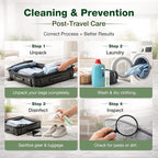 Bed Bug Spray Natural Travel Spray Child & Pet Safe - Plant Based Bed Bugs, Lice, Mite Treatment, Stain & Odor Free Control, Compact Travel Size for Hotels, Suitcase, Backpack, Shoes, 3oz, 1 Pack