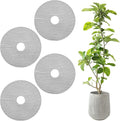 4 Pcs Plant Pot Grids, 11.8 Inch Cuttable Plant Pot Soil Covers Protectors Indoor Outdoor Plants Pots Soil Guard for Garden Plants Protector Ring for Landscaping