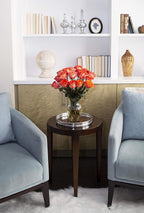 KaBloom - Bouquet of 18 Fresh Orange Roses (Farm-Fresh, Long-Stem) - Fresh Flowers for Birthday, Valentine's & Mother's Day