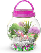 Dan&Darci Light-Up Unicorn Terrarium Kit for Kids - Kid Birthday Gifts - Best Unicorn Toys & Activities Kits Presents - Arts & Crafts for Girls & Boys Age 4 5 6 7 8-12 Year Old Girl Gift