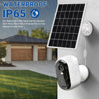 2 Pack 8w Solar Panel for Wyze & Arlo Essential Camera, Compatible with Most Low-Power Wireless Cameras, Solar Charger with 10ft Cable + Adjustable Mount, IP65 Waterproof