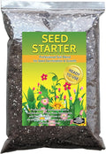 Seed Starter Natural Potting Soil Mix for Germination and Growth (Made in USA) (8 Dry Quarts)
