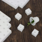 200 Pack Hydroponic Sponge Planting Tool Square Seedling Sponges Greenhouse Hydroponic Sponge Hydroponic Vegetable Planting Sponge for Small Bud Growth