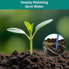 Biling Solar Drip Irrigation System, 3W Drip Irrigation Kit Digital Programmable Smart Watering for 15 Potted Plants Outdoor Indoor Garden