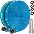 Sprinkler Hose 25FT, Heavy Duty Watering Hoses, Efficient Irrigation Tubing for Garden Lawn Sprinklers System with 20 Pack Staples
