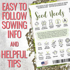 Seed Needs Zinnia Seeds for Planting California Giants Zinnias - Collection of 9 Individual Heirloom Seed Packets - Grow a Butterfly Garden to Attract Butterflies, Bees & Other Pollinators
