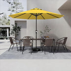 AreShark 12 FT Patio Umbrella for Outdoor, Outdoor Table Umbrella, Outdoor Patio Umbrellas with 8 Sturdy Ribs, Patio Umbrellas for Market, Garden, Deck, Backyard, Pool, Yellow