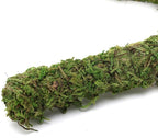 USMOLA 12 Inch Hermit Crab Climbing Toys for Tank, Fake Moss Hermit Crab Habitat Tank Accessories, Pet Snail Climbing Toys, Ideal Snail Terrarium Accessories (Natural Green, 12 Inch)