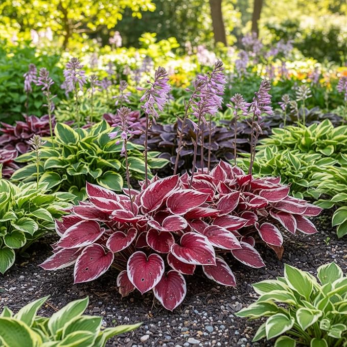100+ Hosta Seeds for Planting Outdoors, Mixed Color Rare Perennial Flower Seeds, Shade Loving Hosta Plants for Garden Beds, Containers, Patios