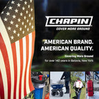 Chapin 4697: Industrial High Flow Firefighter Style Garden Hose Nozzle, Classic Fireman Style Grip Nozzle with Threaded Garden Hose Connection, Adjustable Twist Nozzle, Up to 250 PSI, Red/Black