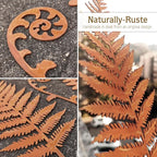 Metal Flowers for Outside,Garden Stakes Decorative,Flower Bed Decor Plant Stakes,Garden Statues Outdoor Clearance,Metal Yard Art Outdoor,Plant Decorations for Pots
