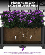 Garvee Raised Garden Bed with Trellis 3-Pack - 48" l x 16" w x 63" h Plastic Vertical Planter Box for Climbing Plants, Outdoor Privacy Screen for Patio, Balcony, Backyard - Sturdy & Lightweight